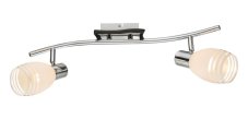 GLOBO 541010-2 TOAY stropné bodové svietidlo/spot 2xE14 chróm, opál
