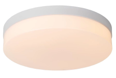 LUCIDE 79111/36/31 BISKIT stropní svítidlo se senzorem D345mm LED 24W/1500lm 2700K IP44 bílá, opálová