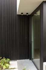 LUTEC 6389102012 GEMINI exteriérové stropní svítidlo LED 85x85mm 7W/750lm 3000K IP65 černá matná