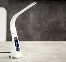 Immax 08949L LED stolová lampička LEATHER biela