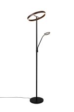 TRIO 449510232 WILLIS stojacia lampa V1800mm SMD LED 39W/4600lm, 5,5W/550lm 2700+3200+4000K čierna matná