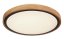 GLOBO 41764-12 BRUNO stropní svítidlo LED D307mm 12W/530lm 3000/4500/6000K černá, opál, dřevo