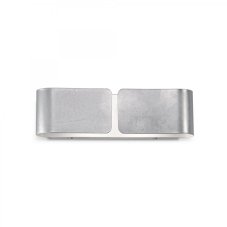 Nástěnné svítidlo Ideal lux 088273 CLIP AP2 SMALL Argenta 2xE27 60W