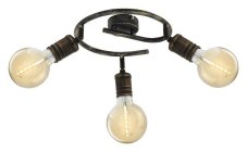 RABALUX 3216 Fidel stropní bodové svítidlo/spot D330mm 3xE27 zlatá patina