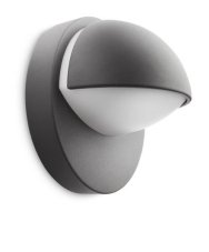 Philips 16245/93/PN June venkovní nástěnné svítidlo E27 1x42W IP44 antracitové