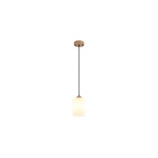 Závesné svietidlo 1x E27 drevo, opálová IP20 GLOBO lighting ROWENA 15977H
