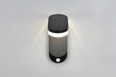 TRIO Reality R23176102 LAGOAS solárne nástenné svietidlo SMD LED 3W/350lm 4000K IP44 čierna