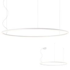 REDO 01-1718-TRIAC ORBIT závesné svietidlo D1500mm LED 110W/8372lm 3000K biela