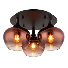 GLOBO 15548-3DG MAXY stropní svítidlo D450mm 3xE27 černá, měděná