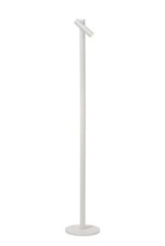 LUCIDE 27703/02/31 ANTRIM stojací lampa V1200mm LED 2,2W/140lm 2700K IP54 bílá, bezdrátová nabíjecí podložka