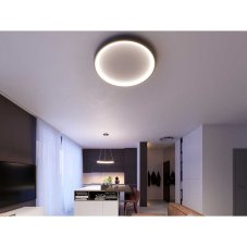LED2 1271653 BELLA SLIM stropní svítidlo LED D480mm 38W/2660lm 3000K/4000K černá