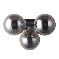 ITALUX WL-6161-3 CH+SM Marbelio nástenné svietidlo 3xG9 chróm, dymová