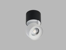 LED2 11508331DT KLIP ON stropné povrchové bodové svietidlo LED D77mm 11W/770lm 3000K TRIAC čierna, biela