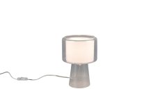 TRIO 519900152 ROCKA stolná lampička V290mm 1xE14 priehľadná, biela