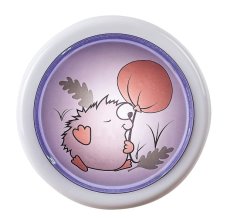 RABALUX 76072 Hedgy pushlight orientační svítidlo dětské D100mm LED 0,3W/5lm 6000K bílá, vícebarevná, 2XAA excl.