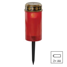 EMOS DCCV22 hrobová sviečka 1 LED V25cm 0,06W vintage, IP44, 2xAA excl.