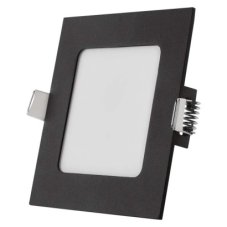 EMOS ZD2323 NEXXO LED stropné zápustné svietidlo 120x120mm 7W 480lm 3000/3500/4000K čierna