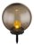 GLOBO SOLAR 33827 dekoratívne solárne svietidlo zapichovacia guľa D250mm LED 0,06W 3000K IP44, vrátane batérie 1xAA 200mAh 1.2V, dymová, jantárová