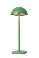 LUCIDE 15500/02/33 JOY venkovní dotyková stolní lampička LED V320mm 1,5W/185lm 3000K IP54 zelenkavá, nabíjecí baterie, USB kabel