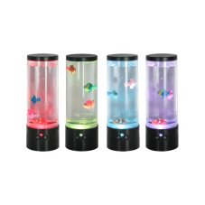 LED detská stolní lampa s rybičkami RGB s dálkovým ovladačem Zuma Line AQUA 87946