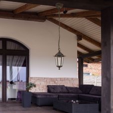 Rabalux 8238 Velence exteriérové závěsné svítidlo 1xE27 antická zlatá