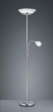 TRIO reality R40063107 GERRY Stojací lampa 2x E27 1x E14 matný nikl