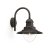 Philips 01652/30/PN Raindrop nástenné exteriérové svietidlo 1xE27 IP44 čierna