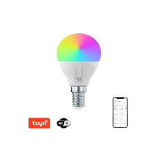Immax 07745L NEO LITE žárovka P45 LED E14 A40 6W/470lm 2700-6500K RGB, bílá, kapka