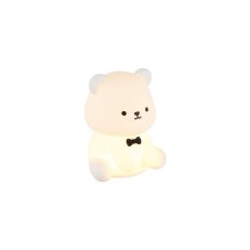 Dekoračná lampa 1x LED biela IP20 GLOBO lighting TEDDY 2870 bez adaptéra, časovač, RGB, USB kábel, vrátane batérie