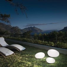 Exteriérové dekoratívne svietidlo Ideal lux 161754 SASSO PT1 D25 1xG9 15W biela IP44