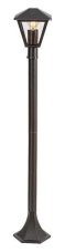 RABALUX 7150 Paravento exteriérové stojanové svítidlo/sloupek V1020mm 1xE27 IP44 černá, průhledná