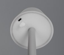 TRIO Reality R54991177 VIDAL dotyková stolní lampička v245mm SMD LED 1,5W/150lm 3000K IP44 šedá