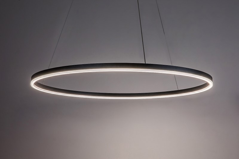 RABALUX 72302 Isaure závesné svietidlo D800mm LED 45W/3000lm 3000+4000+6500K čierna, biela