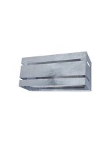 LUTEC 5011602461 VIDAR venkovní nástěnné svítidlo E27 40W IP54 galvanizovaný povrch