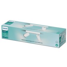 Philips 8720169299092 Idris stropné bodové svietidlo/spot 2xGU10 IP44 biela, ClickFix