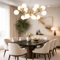 IdealLux 241012 NODI SP15  závestné svietidlo 150mm E14 15x40W IP20 matná mosadz