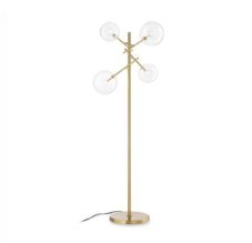 Ideal Lux 290966 EQUINOXE stojací lampa 4xG4 V1660mm mosazná