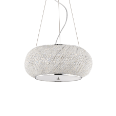 Závesné svietidlo Ideal lux 082158 PASHA SP6 CROMO 6xE14 40W