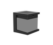 Solární nástěnné svítidlo se senzorem LED 2700K čierna IP44 PHILIPS Diara 8721103105530