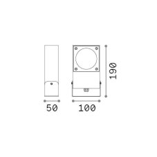 Ideal lux 345628 SIRIO vonkajšie stojanové svietidlo/reflektor 1xGX53 IP65 biela