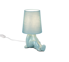 Stolná lampa 1x E14 modrá IP20 TRIO Reality HUMA R56531012