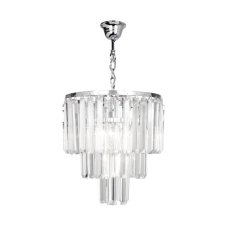 Závěsné svítidlo 4x E14 chromová Zuma Line AMEDEO 17106/3+1-CHR