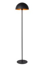 LUCIDE 45796/01/30 SIEMON stojacia lampa V1600mm 1xE27 čierna