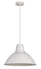 RABALUX 72014 Wilbour závěsné svítidlo 1xE27 D360mm bílá