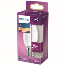 Philips 8718699763374 LED Classic žárovka 2,2W/25W 250lm B35 E14 2700K 220-240V celoskleněná svíčka