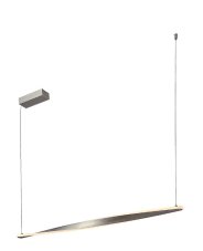 RABALUX 72234 Elvio závesné svietidlo LED 28W/2150lm 3000K saténová chrómová, biela