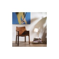 Ideal Lux 282091 AXEL stolní lampička 1xE27 bílá, dřevo