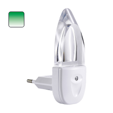 Prezent 1612 Mini Light LED orientační osvětlení do zásuvky (zelené světlo)