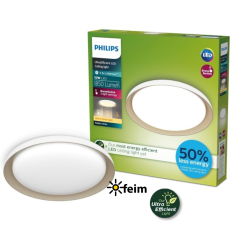 Philips UltraEfficient 8720169301054 Pebblo stropné svietidlo D320mm LED 10W/1850lm 2700K biela, béžová, SceneSwitch