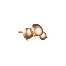 TRIO SELECT 217400379 BUBBLE nástěnné svítidlo 3xG9 zlatá, bílá